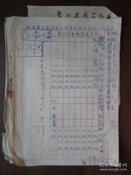 1951年上海福新织造厂在福佑商场设临时经销处希应缴税收与厂里统一报缴特向邑庙区税务分局声明,邑庙区分局请新城区分局调查,周奉德查属实向上汇报该案移交提篮桥区办理